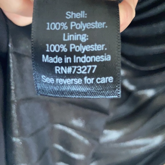 Simply Vera Vera wang pleated bottom fit & flare black dress XL - Picture 16 of 16